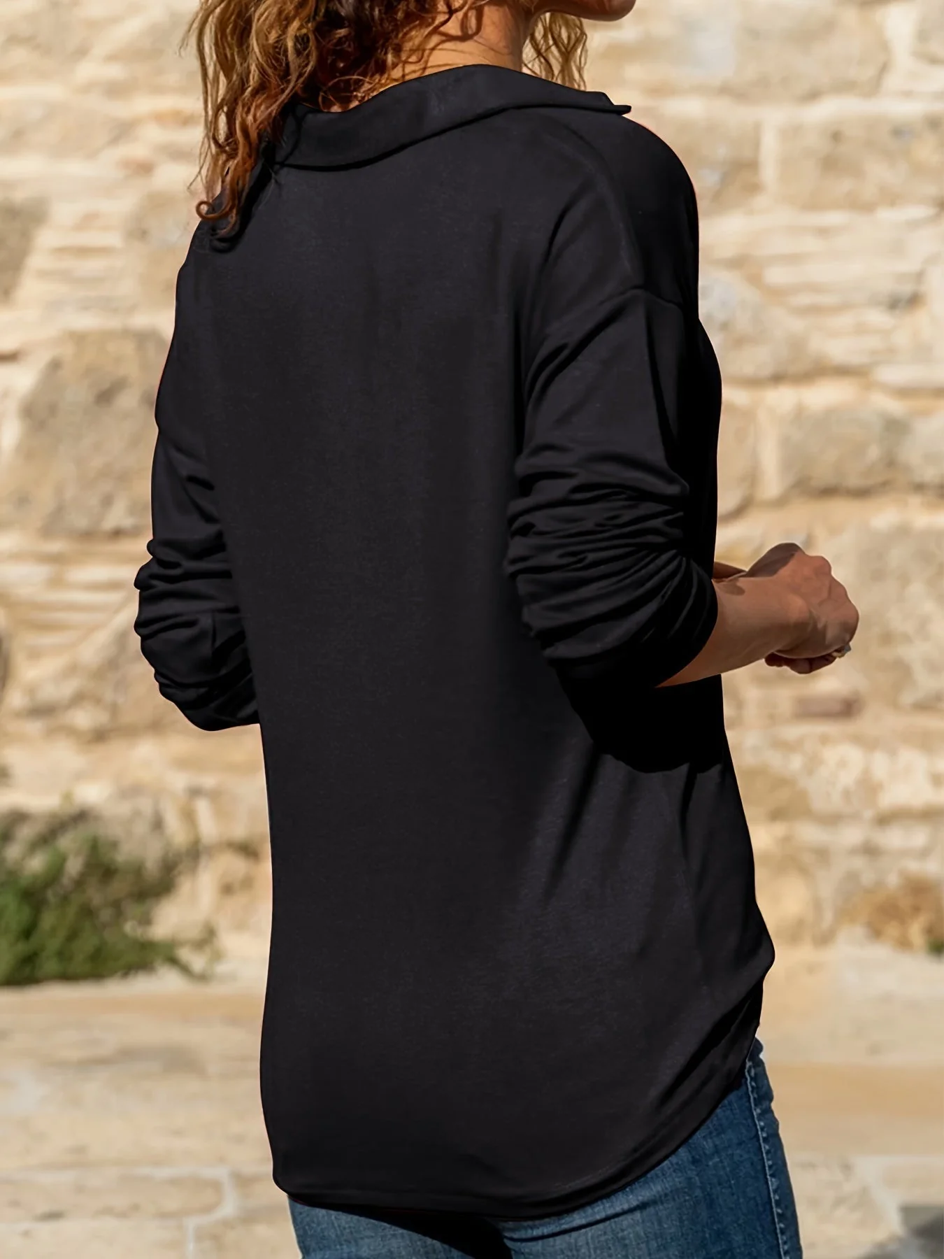 Chic Quarter Zip Sweater for Women - Image 7
