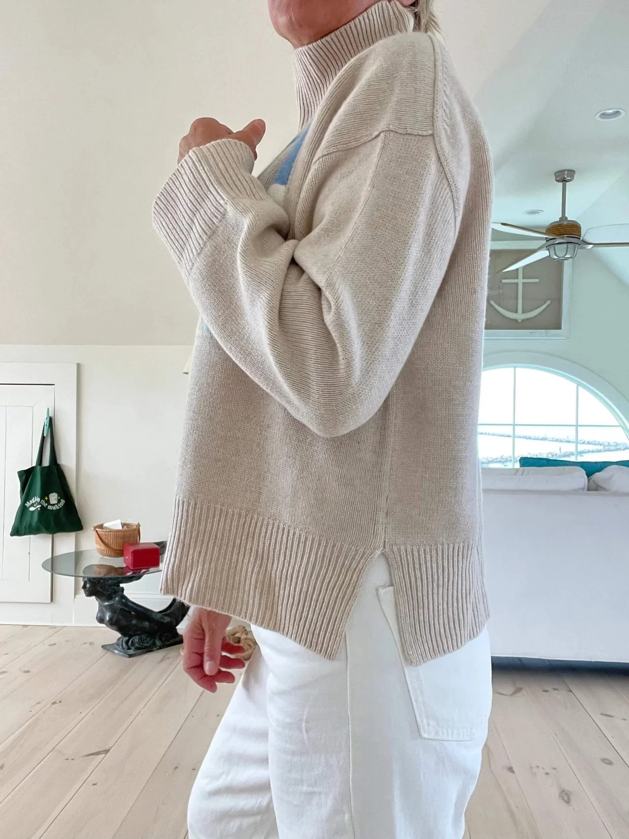 Cozy Oversized Turtleneck Sweater for Women - Image 4