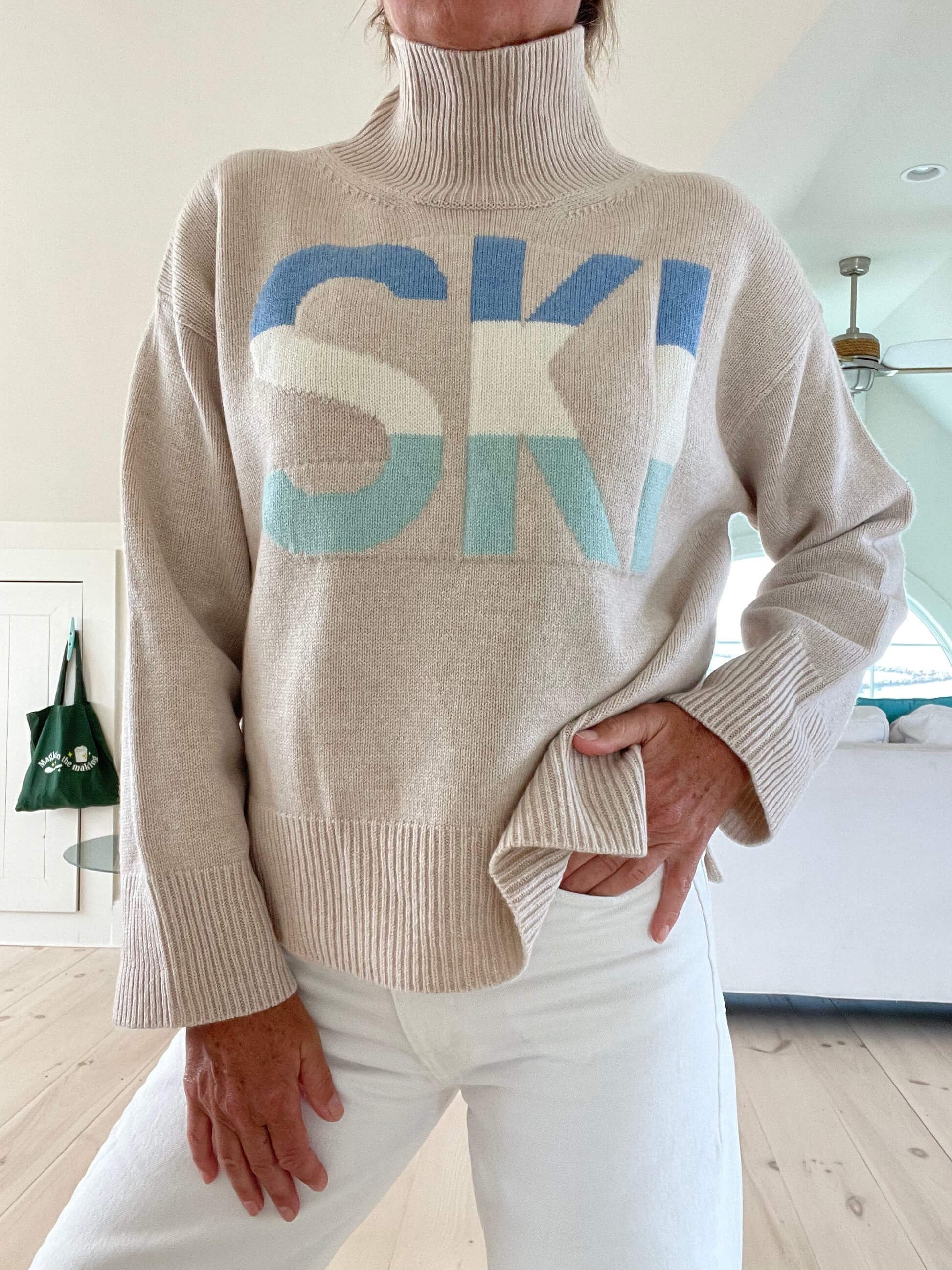 Cozy Oversized Turtleneck Sweater for Women - Image 5