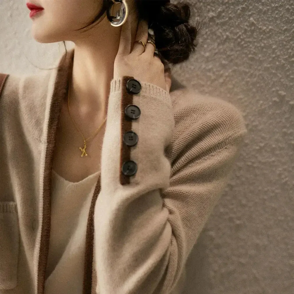 Elegant Buttoned Knit Cardigan for Women - Image 14