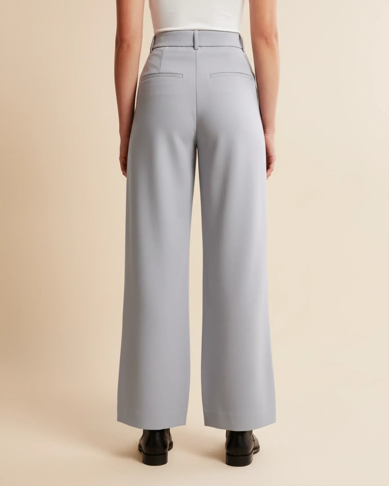 High Waist Wide Leg Trousers for Women - Image 13