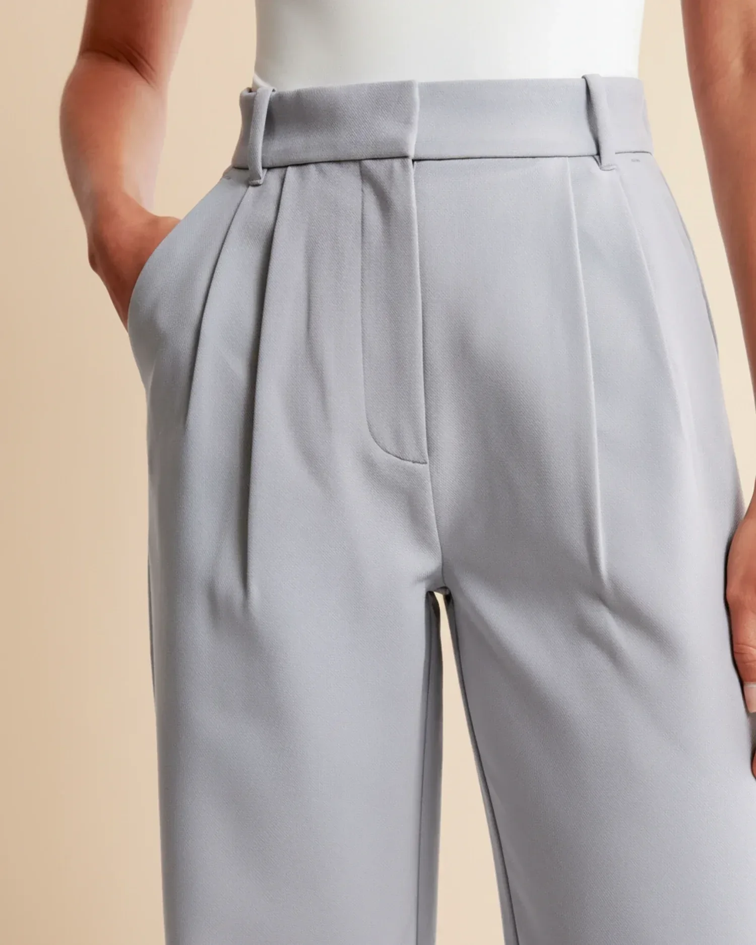 High Waist Wide Leg Trousers for Women - Image 14