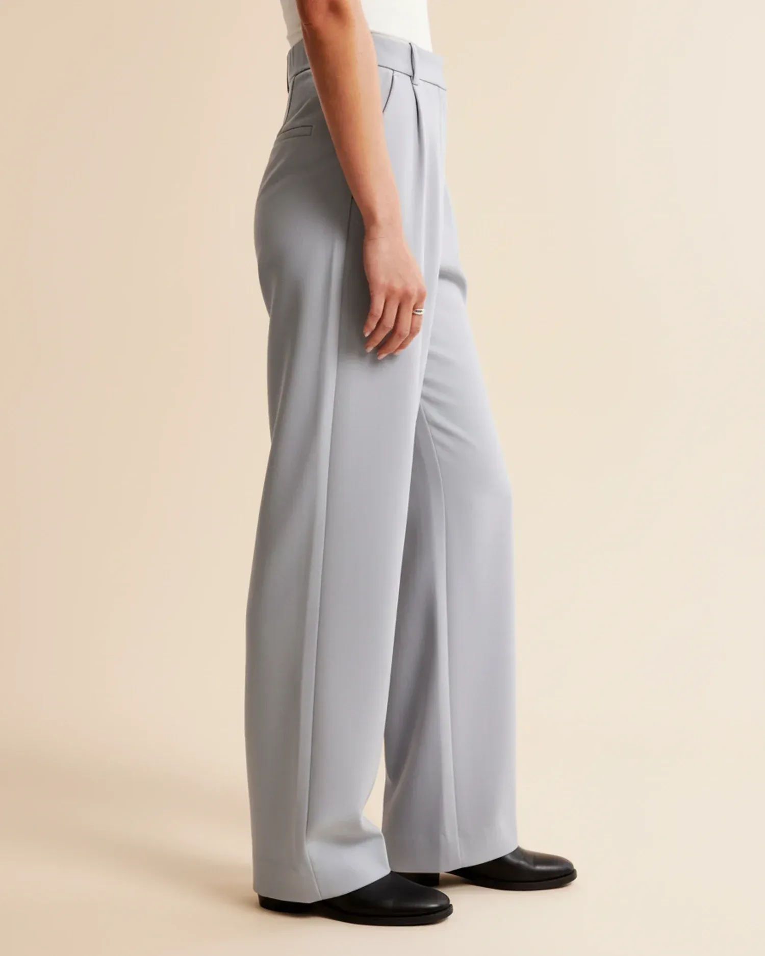 High Waist Wide Leg Trousers for Women - Image 16