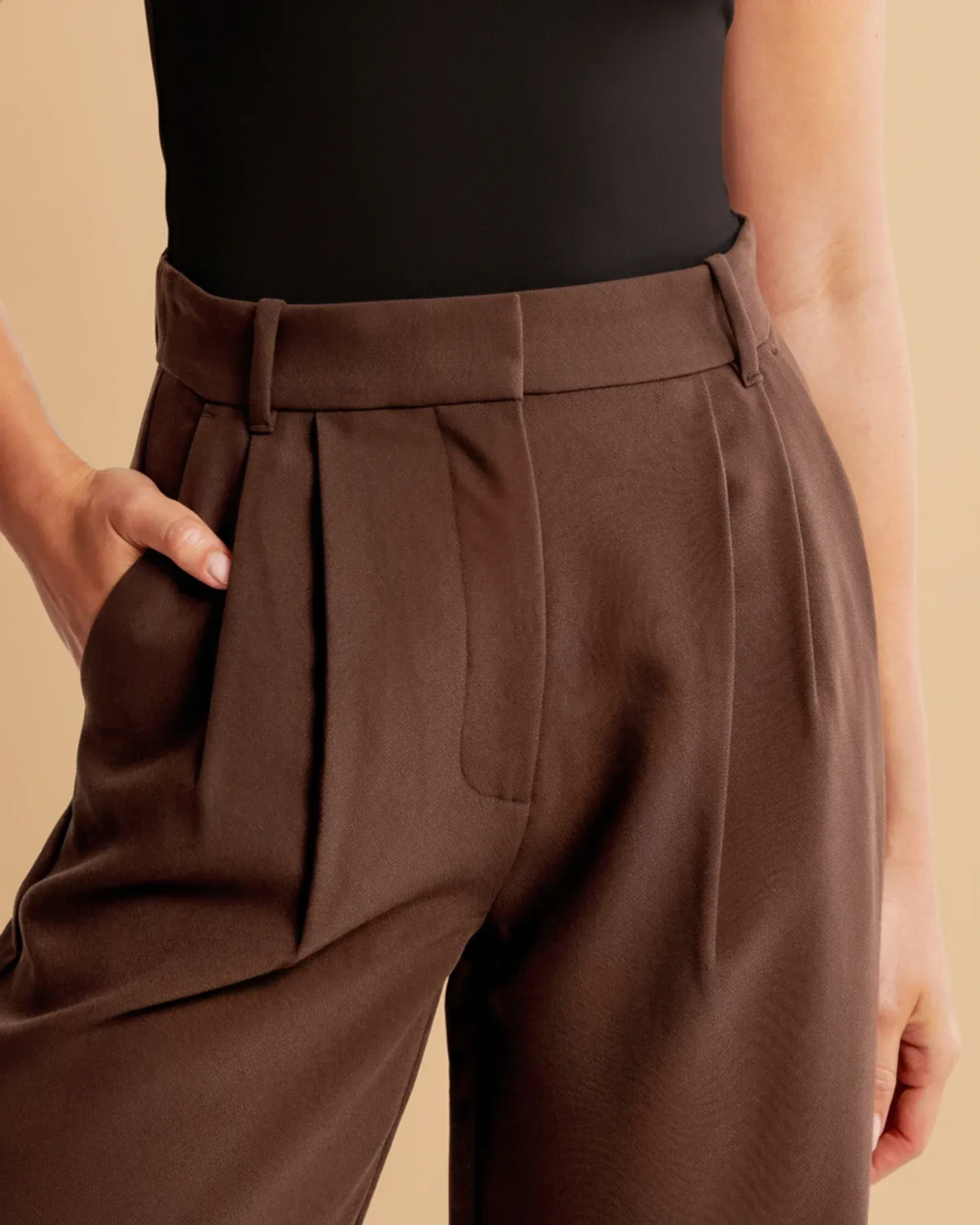 High Waist Wide Leg Trousers for Women - Image 19