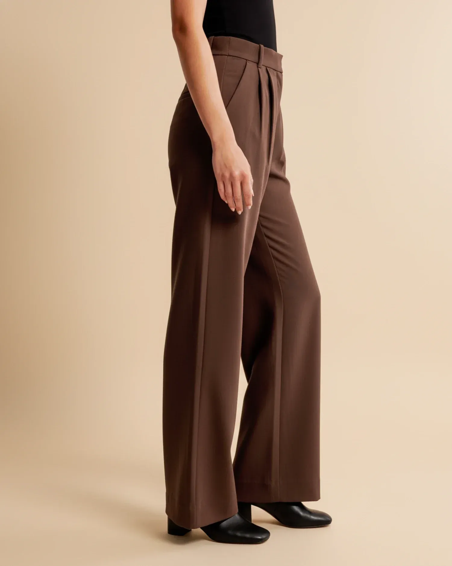 High Waist Wide Leg Trousers for Women - Image 21