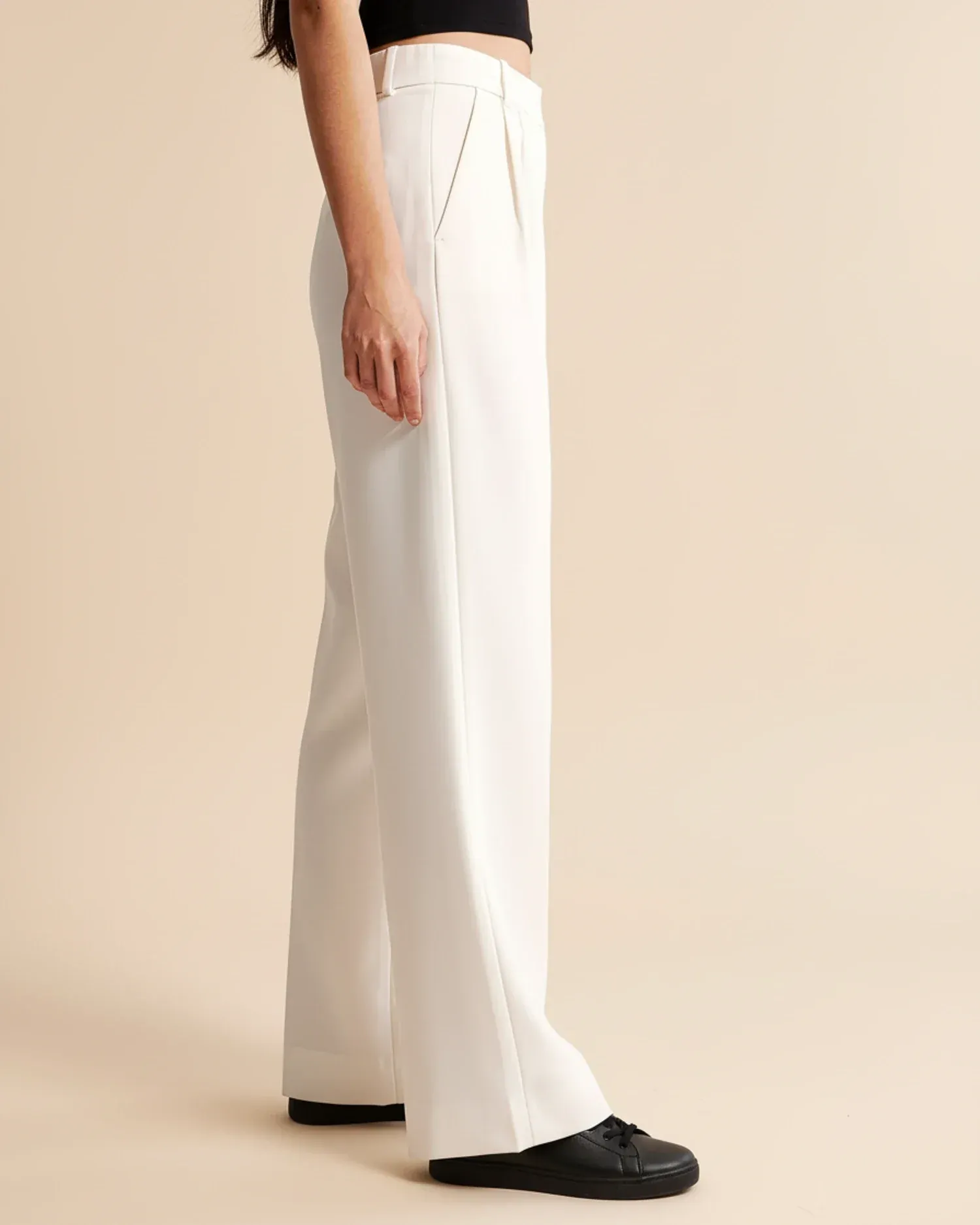 High Waist Wide Leg Trousers for Women - Image 23
