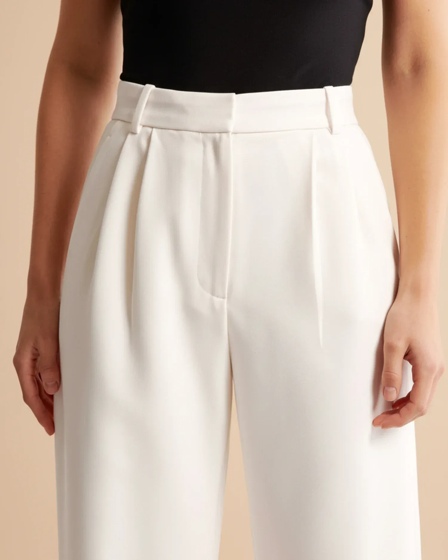 High Waist Wide Leg Trousers for Women - Image 24