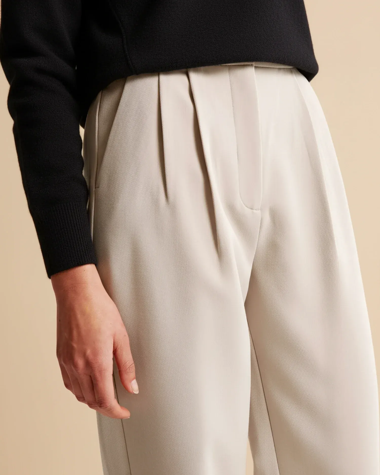 High Waist Wide Leg Trousers for Women - Image 3