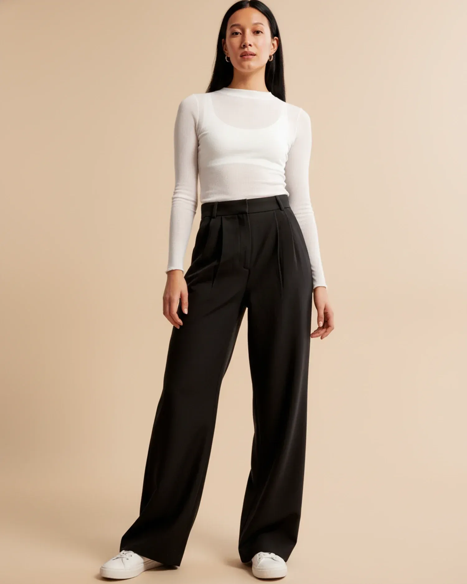 High Waist Wide Leg Trousers for Women - Image 7