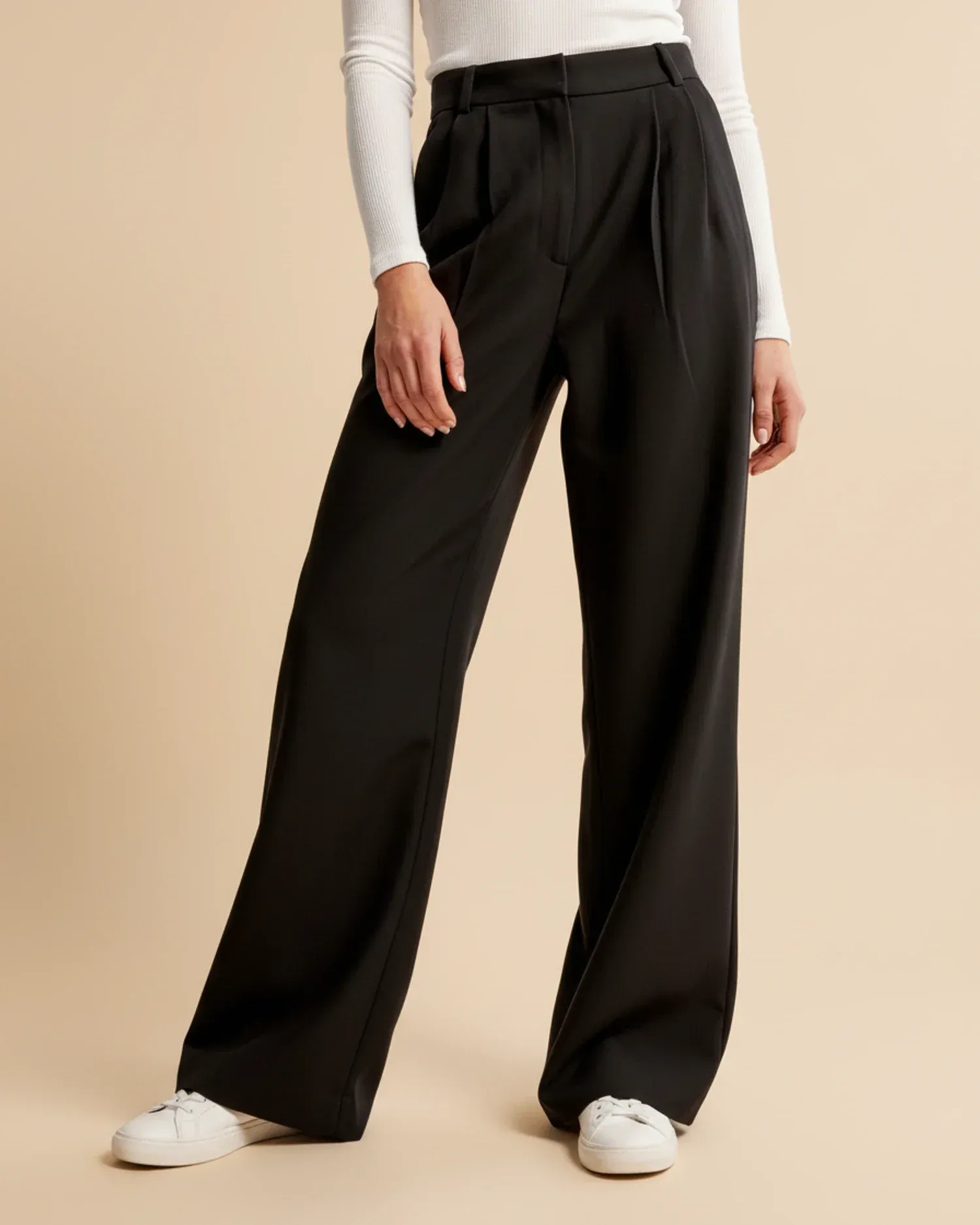 High Waist Wide Leg Trousers for Women - Image 9