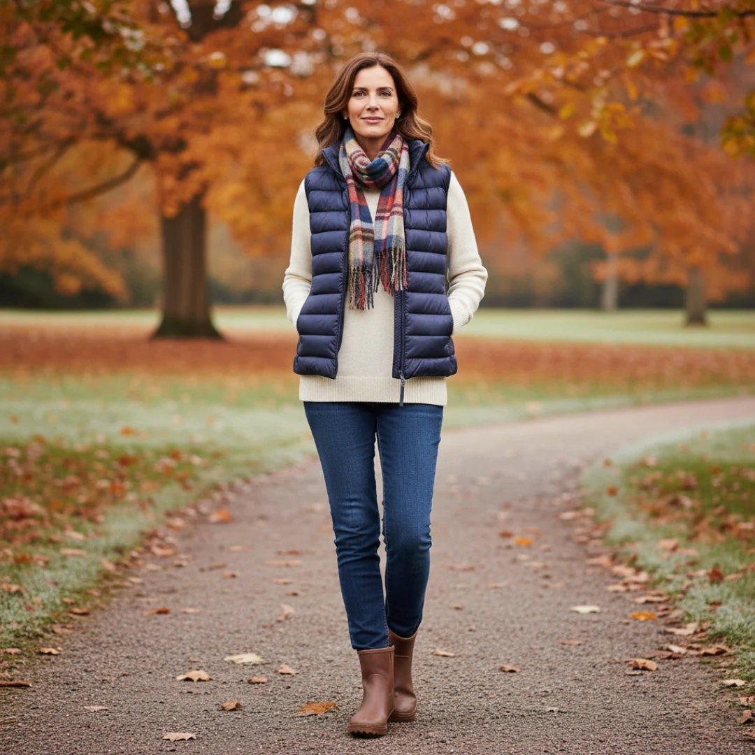 Lightweight Quilted Sleeveless Puffer Vest for Women - Image 14