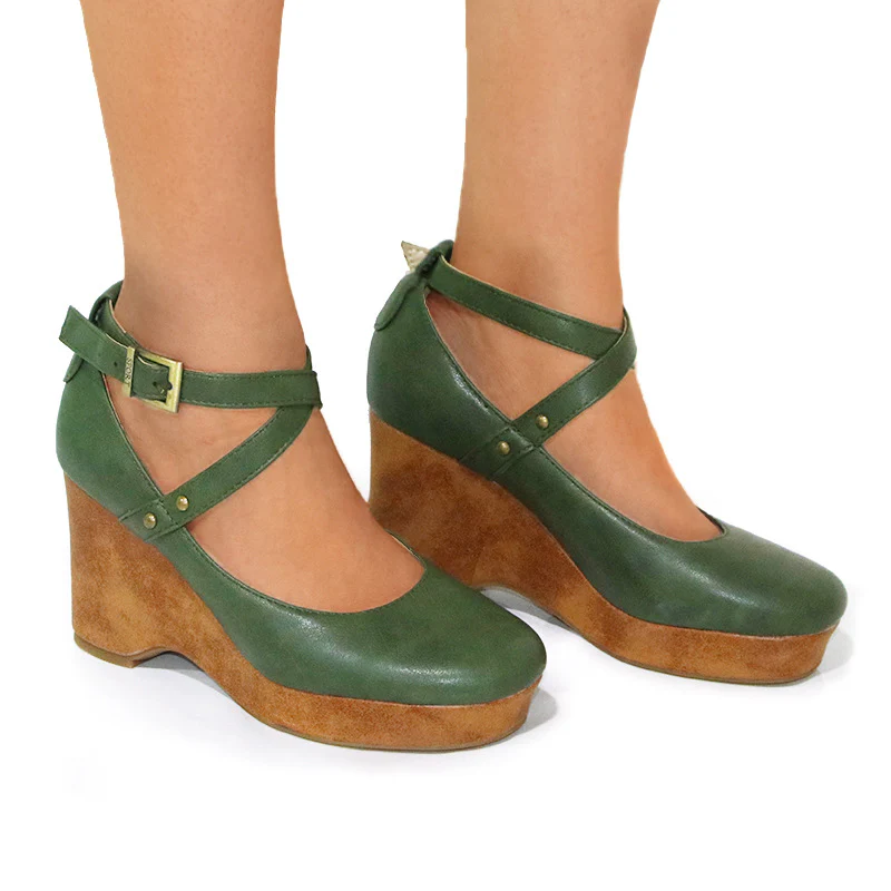 Women’s Closed Toe Chunky Heels - Image 5