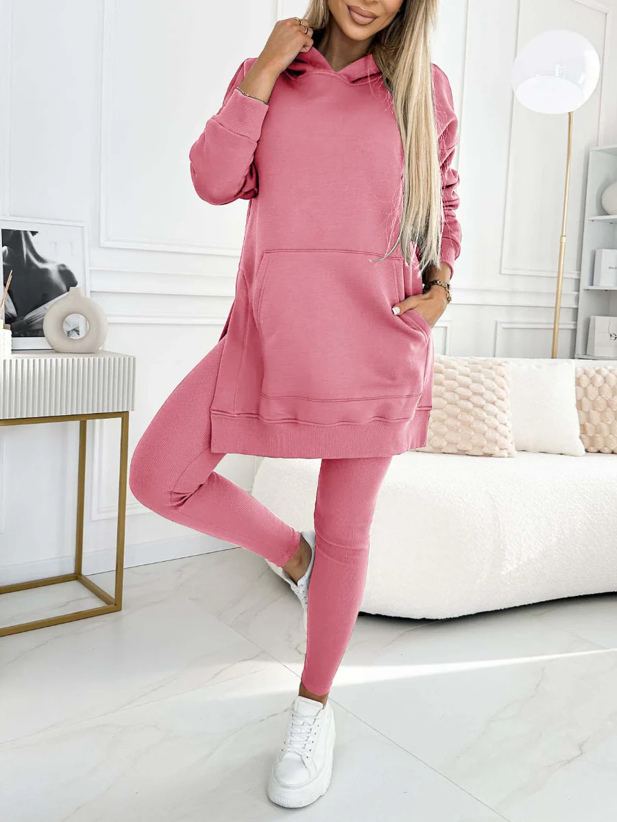 Women’s Comfortable Oversized Hoodie and Legging Set - Image 4