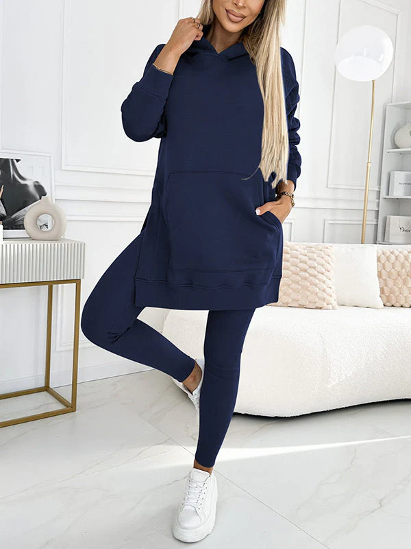Women’s Comfortable Oversized Hoodie and Legging Set - Image 5