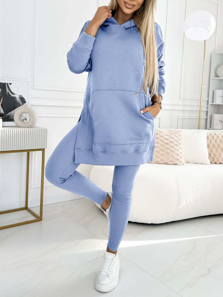 Women’s Comfortable Oversized Hoodie and Legging Set - Image 7