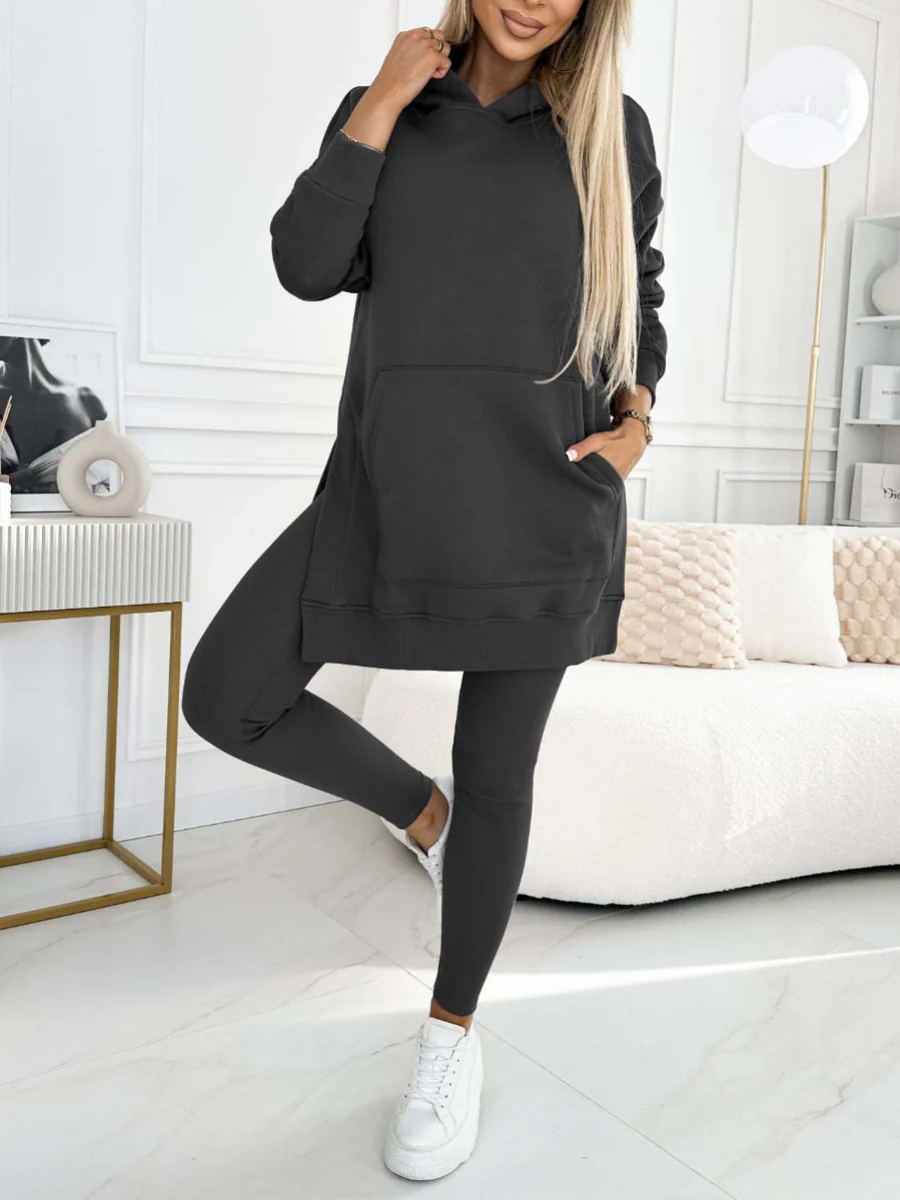 Women’s Comfortable Oversized Hoodie and Legging Set - Image 9