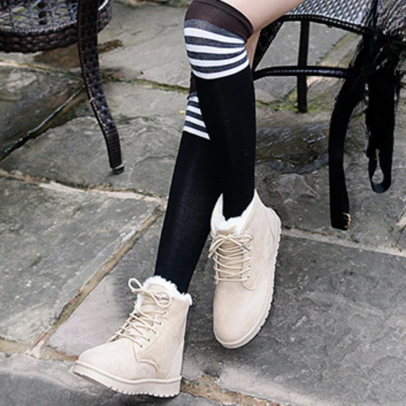 Women’s Fur Lined Lace-Up Ankle Boots - Image 4