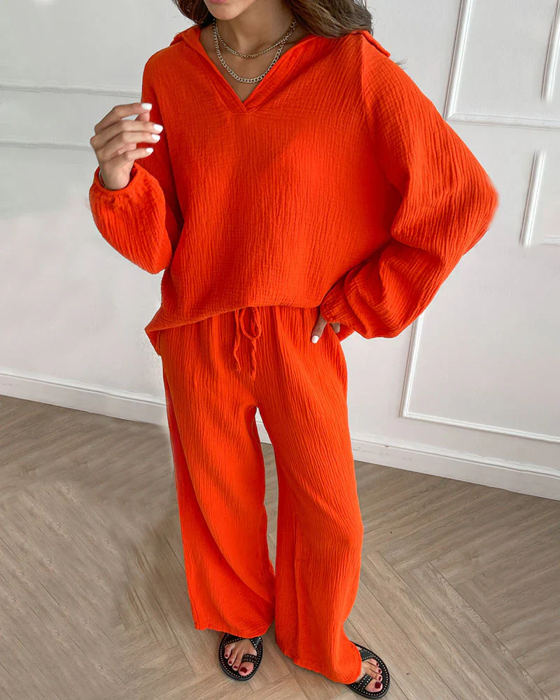 Women’s Casual Two-Piece Matching Loungewear Set - Image 6