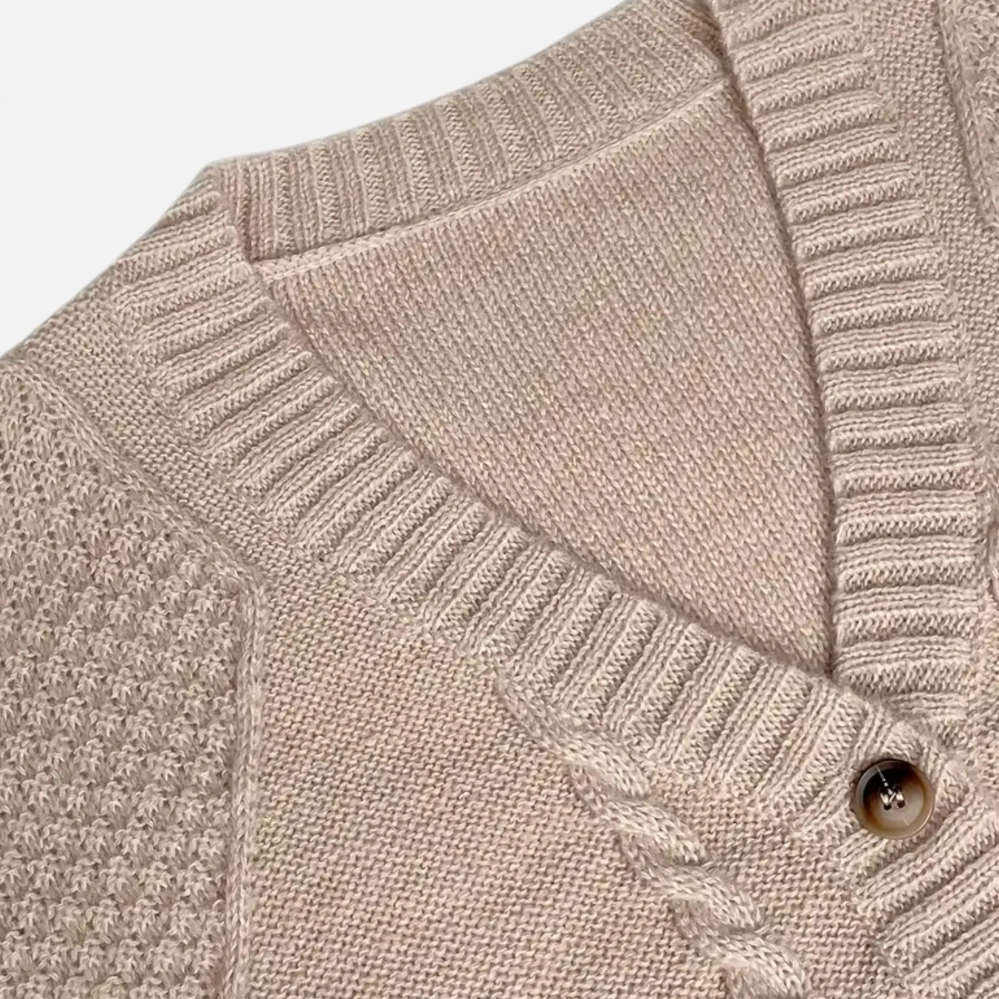 Women’s Chic V-Neck Button Knit Cardigan - Image 3