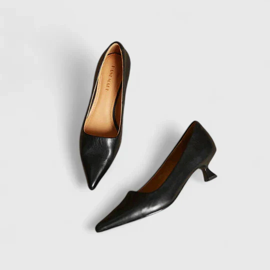 Women's Sleek Pointed Toe Kitten Heels - Image 5