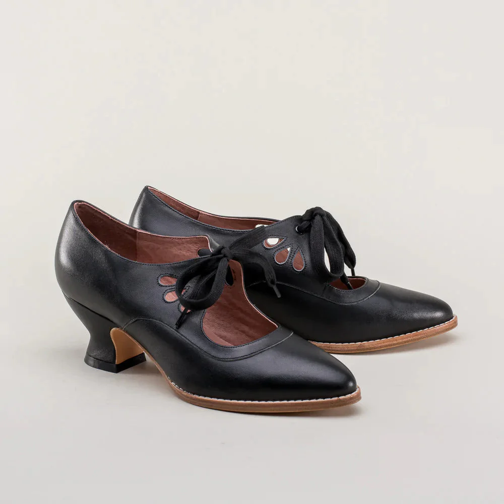 Women’s Vintage Lace-Up Heels - Image 7