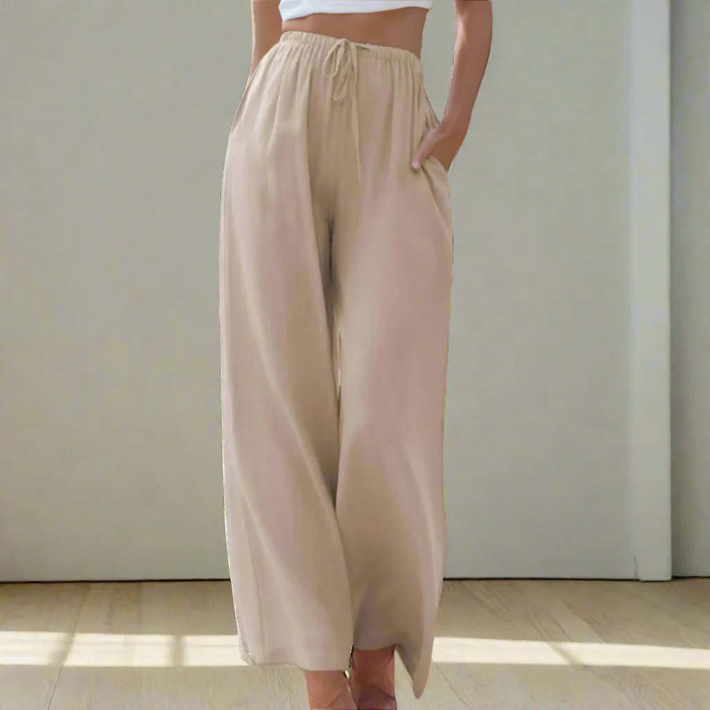 Women's Wide-Leg Summer Comfortable Trousers - Image 4