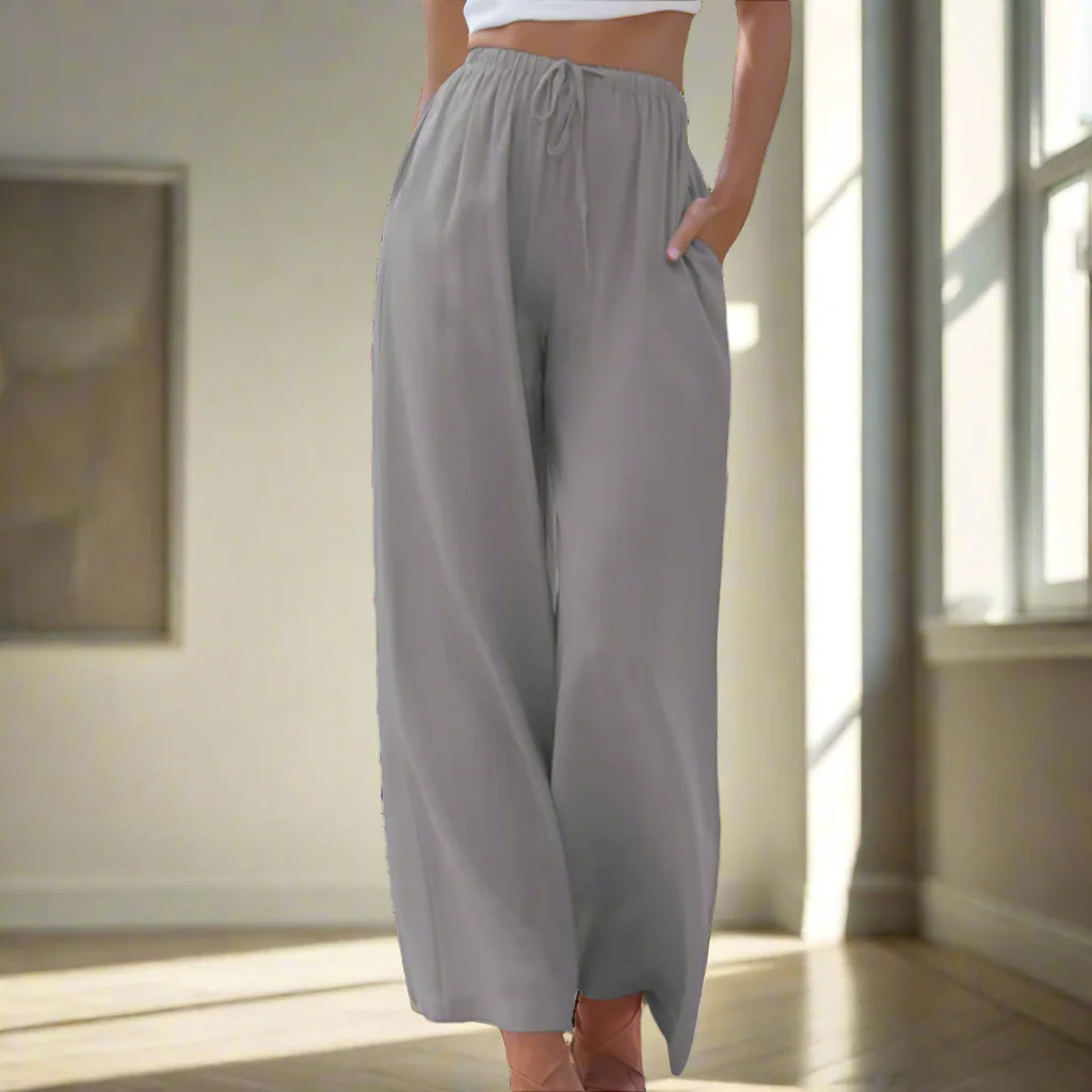 Women's Wide-Leg Summer Comfortable Trousers - Image 6